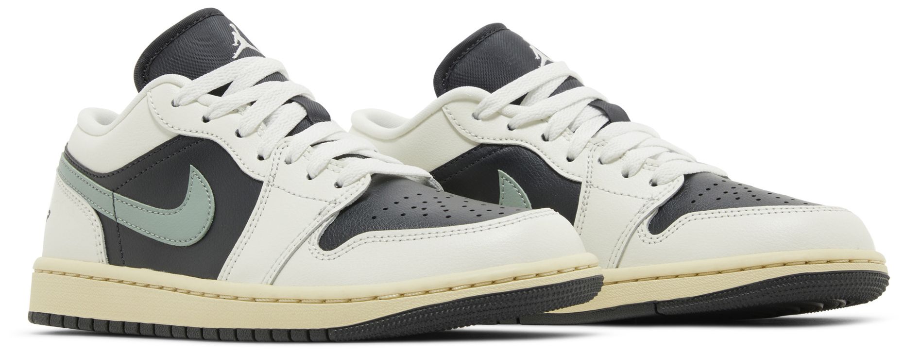 [DC0774-001] WOMENS AIR JORDAN RETRO 1 LOW 'JADE SMOKE'