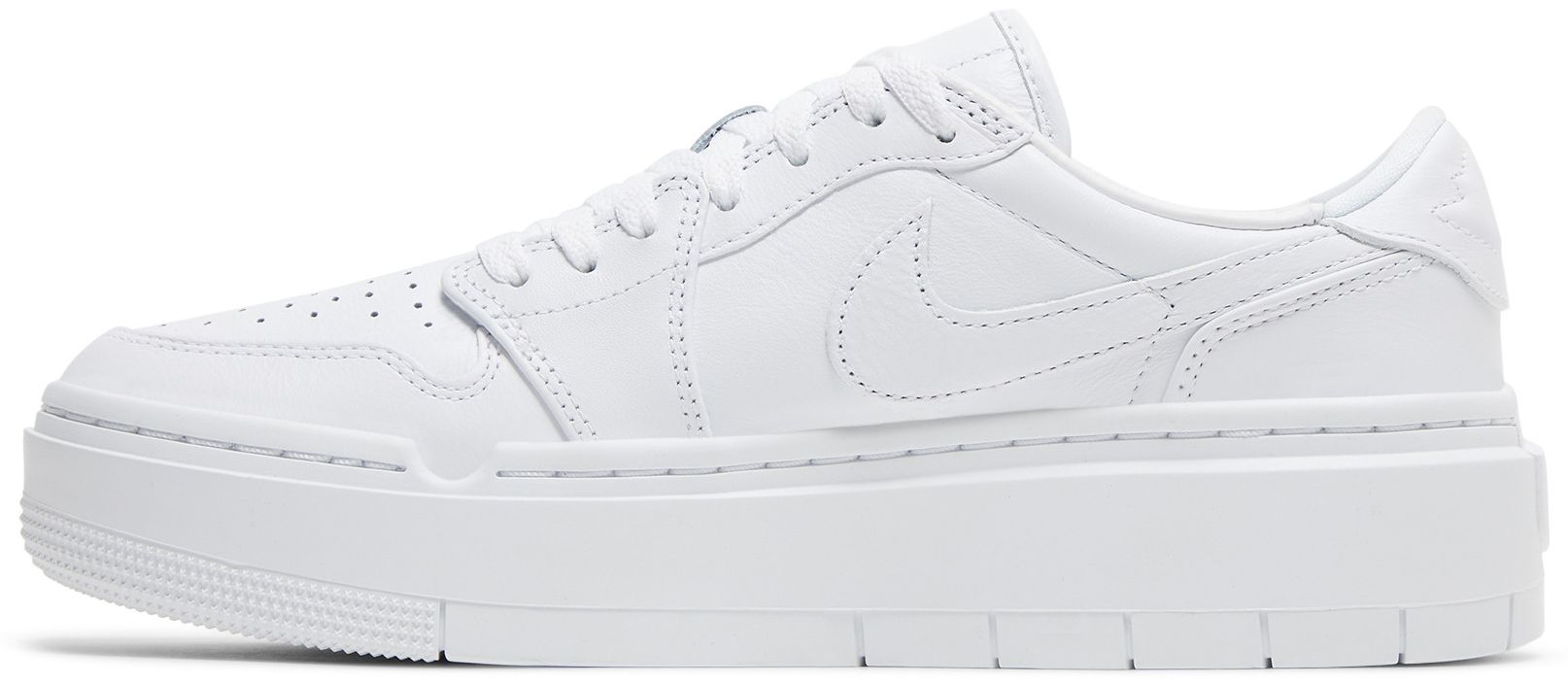 [DH7004-111] WOMENS AIR JORDAN RETRO 1 ELEVATE LOW 'TRIPLE WHITE'