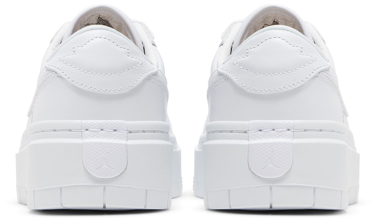 [DH7004-111] WOMENS AIR JORDAN RETRO 1 ELEVATE LOW 'TRIPLE WHITE'