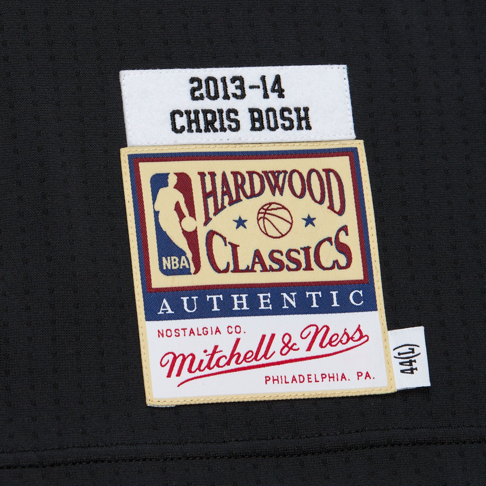 Mens Mitchell & Ness NBA DARK HWC JERSEY HEAT 2013 CHRIS BOSH