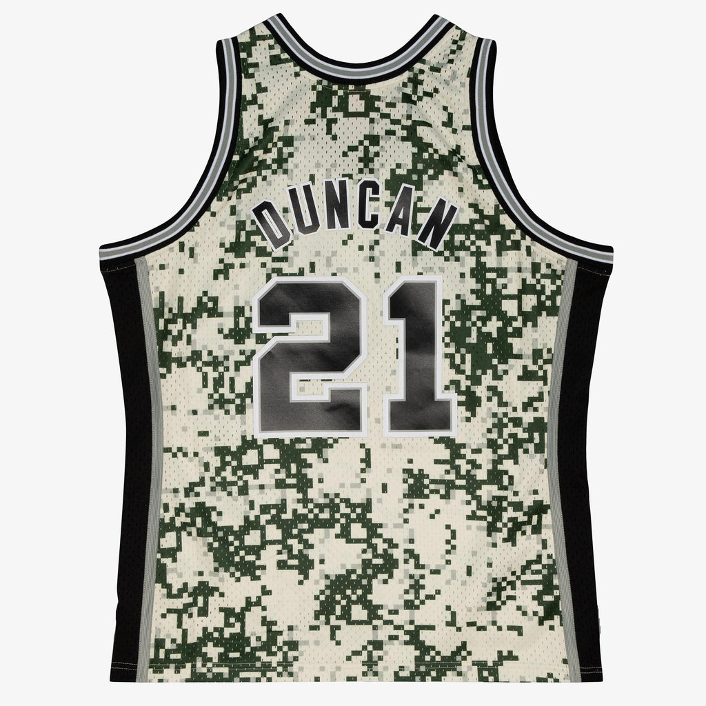 MENS MITCHELL & NESS NBA ALTERNATE JERSEY SPURS 2013 TIM DUNCAN