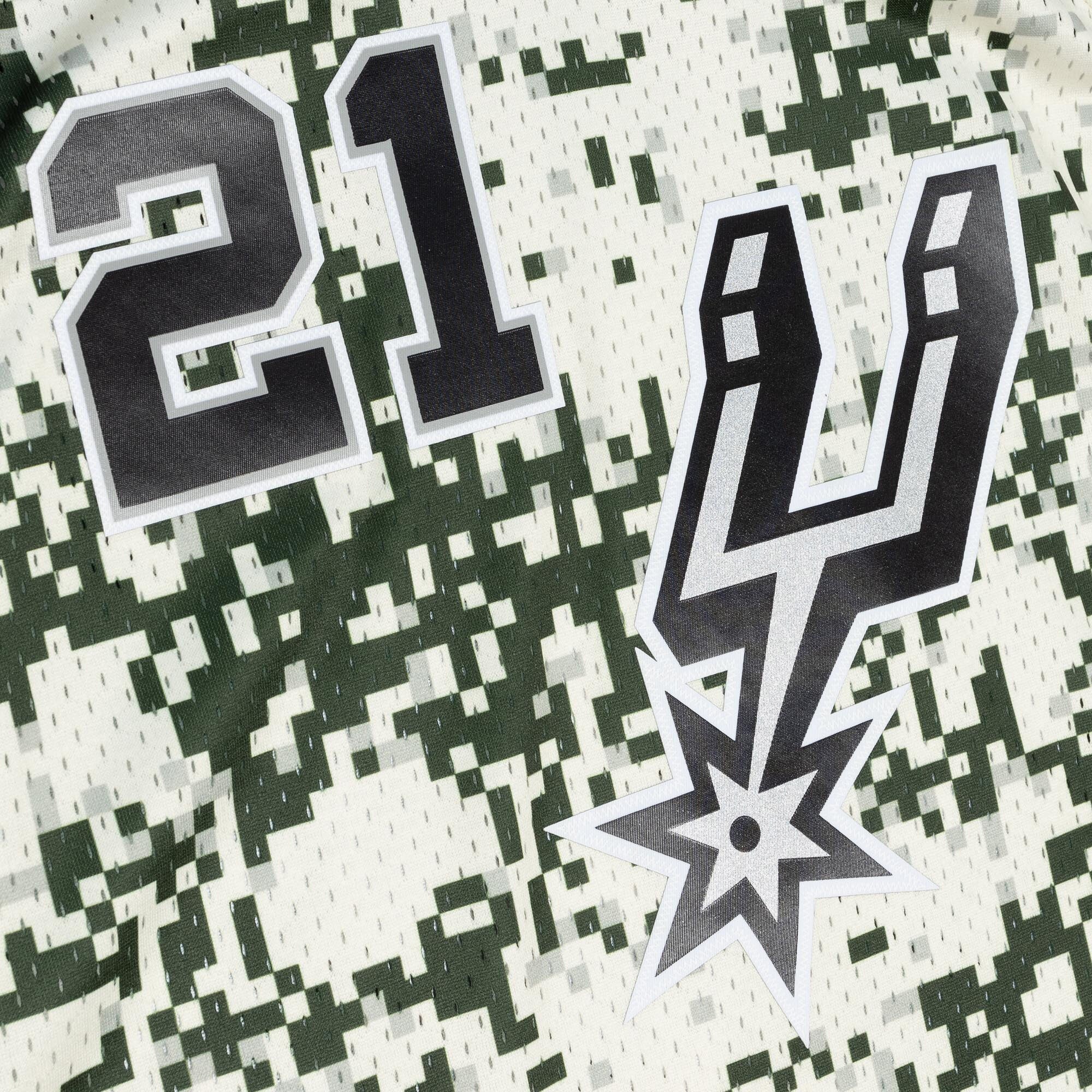 MENS MITCHELL & NESS NBA ALTERNATE JERSEY SPURS 2013 TIM DUNCAN