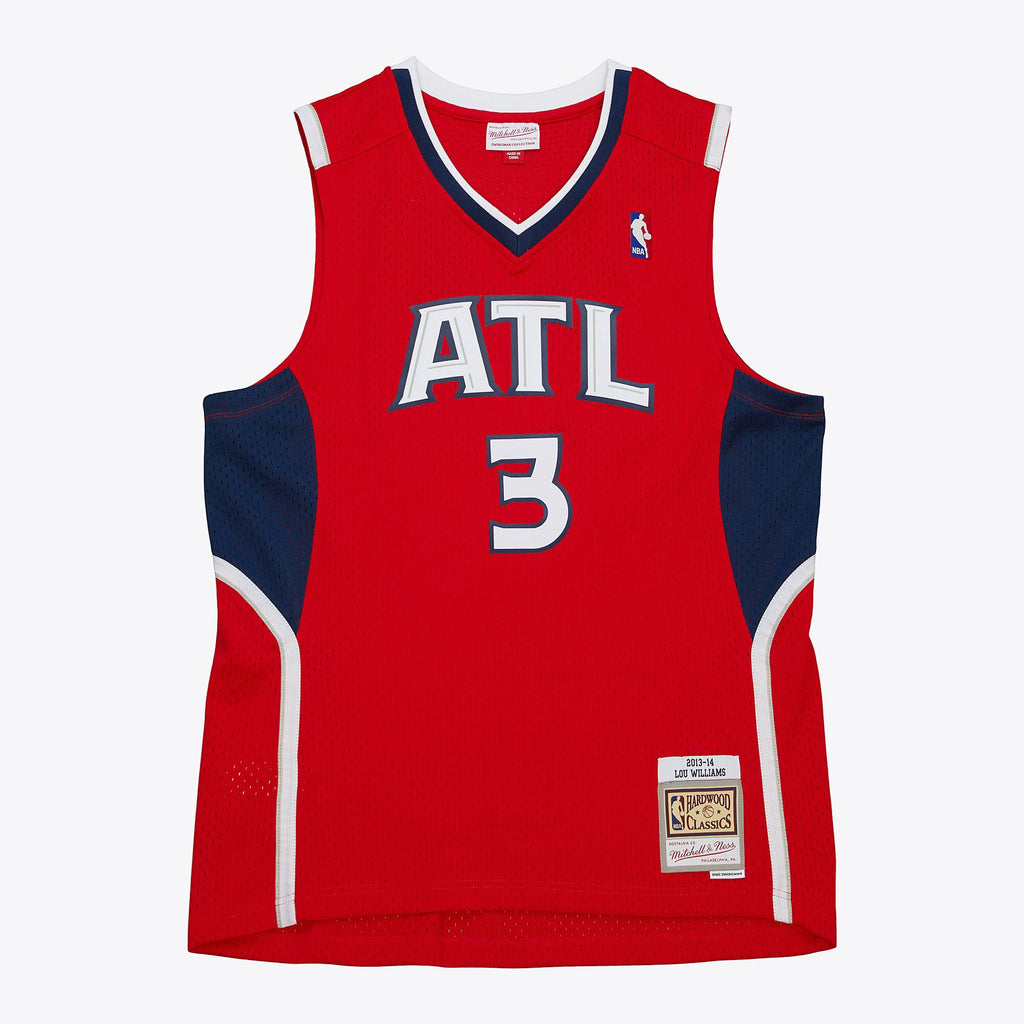 Mens Mitchell & Ness NBA ALTERNATE JERSEY HAWKS 2013 LOU WILLIAMS