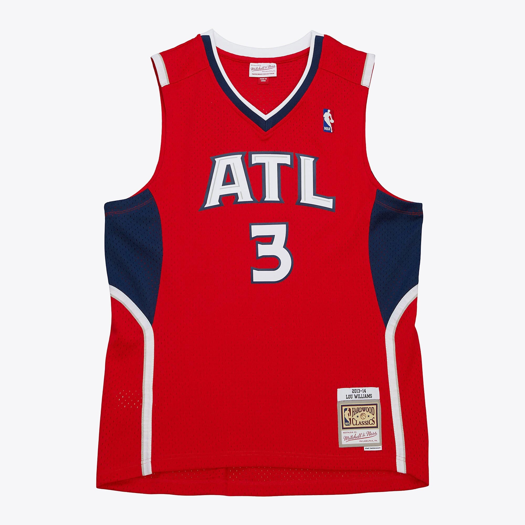 Mens Mitchell & Ness NBA ALTERNATE JERSEY HAWKS 2013 LOU WILLIAMS