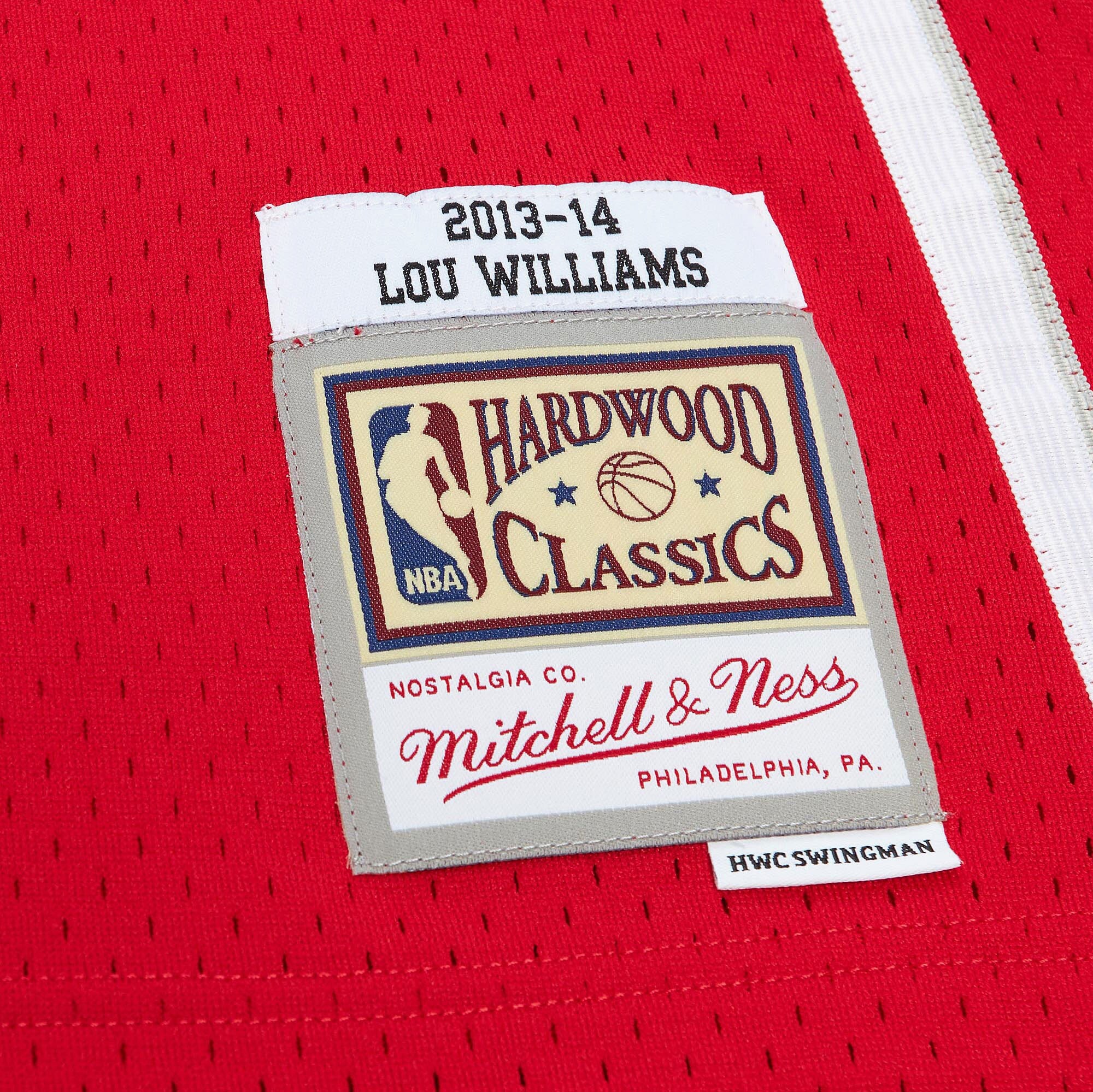 Mens Mitchell & Ness NBA ALTERNATE JERSEY HAWKS 2013 LOU WILLIAMS