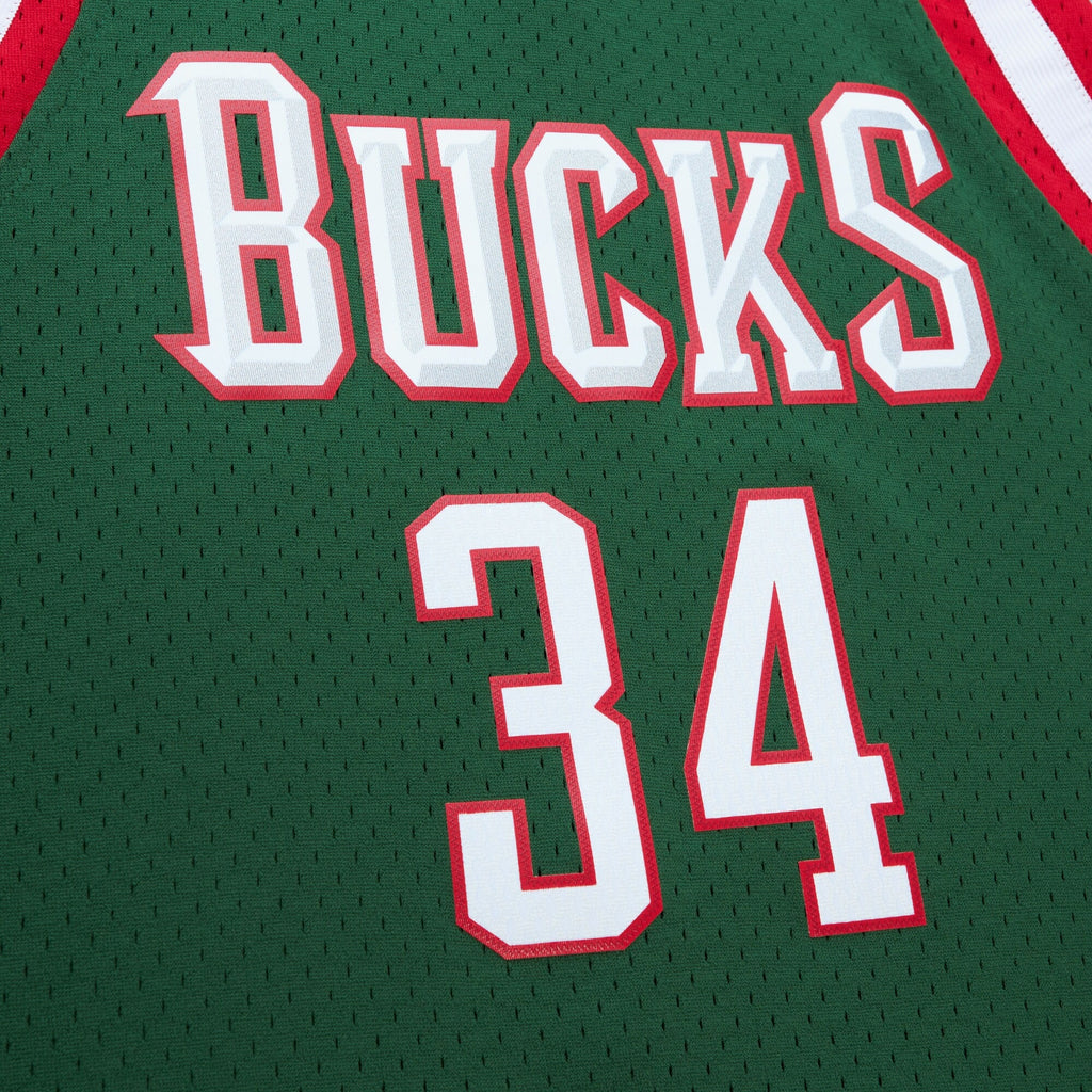MENS MITCHELL & NESS NBA DARK JERSEY BUCKS 2013 GIANNIS ANTETOKOUNMPO