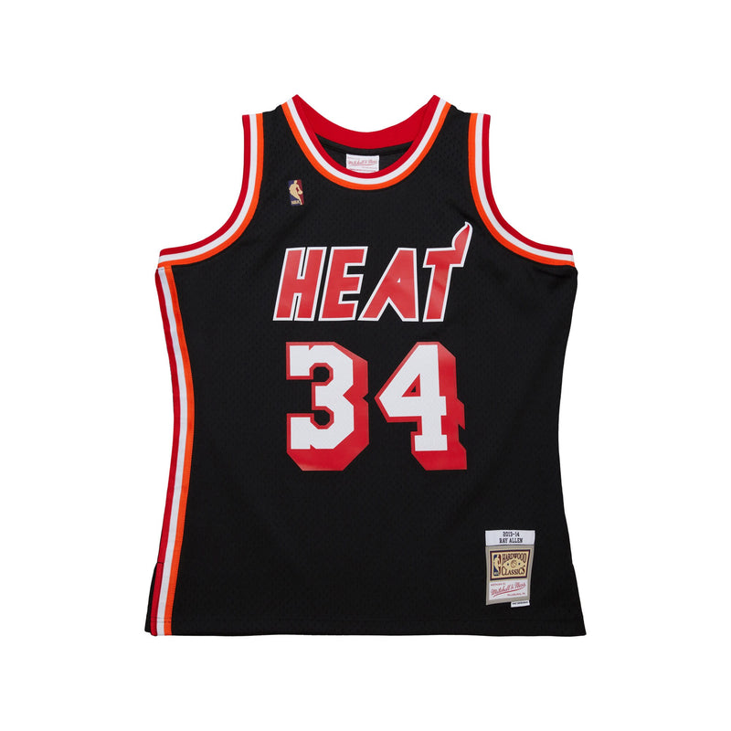 MENS MITCHELL & NESS NBA DARK JERSEY HEAT 2013 RAY ALLEN