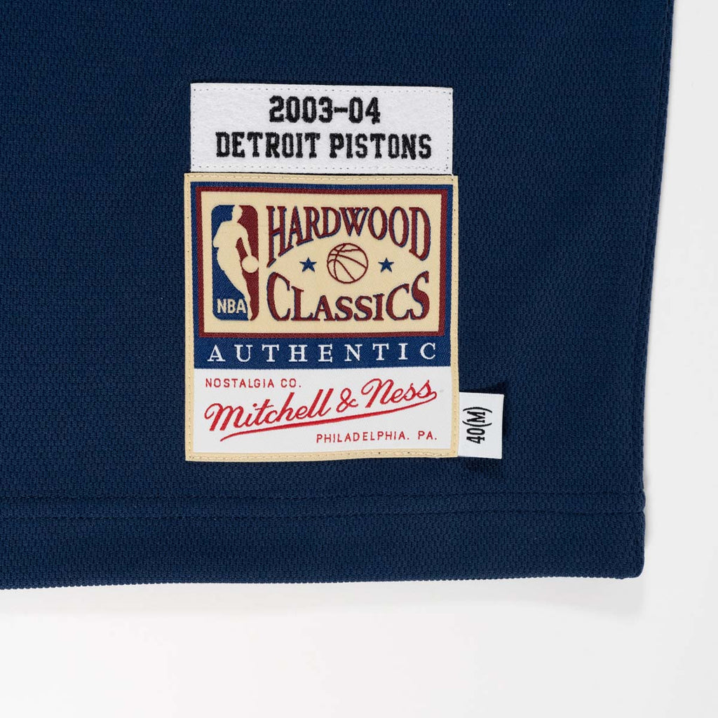MENS MITCHELL & NESS NBA SHOOTING SHIRT PISTONS 2003