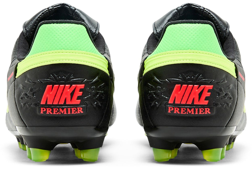 [HM0265-008] MENS NIKE PREMIER 3 LOW FG 'BLACK GREEN STRIKE'