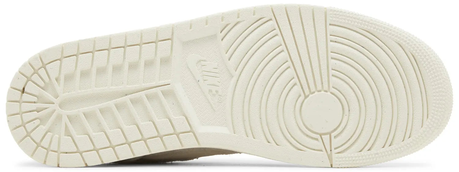 [FQ3055-100] Mens Air Jordan RETRO 1 LOW SE CRAFT 'PALE IVORY'