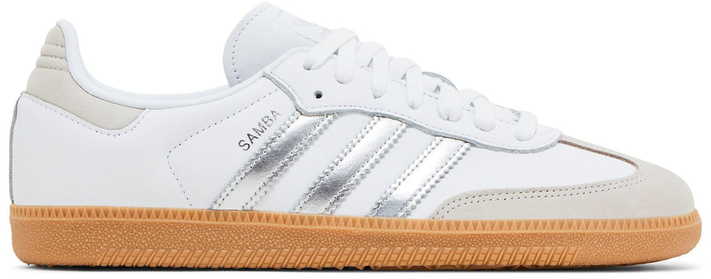 [JI2725] WOMENS ADIDAS SAMBA OG 'WHITE SILVER METALLIC'