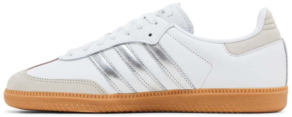 [JI2725] WOMENS ADIDAS SAMBA OG 'WHITE SILVER METALLIC'