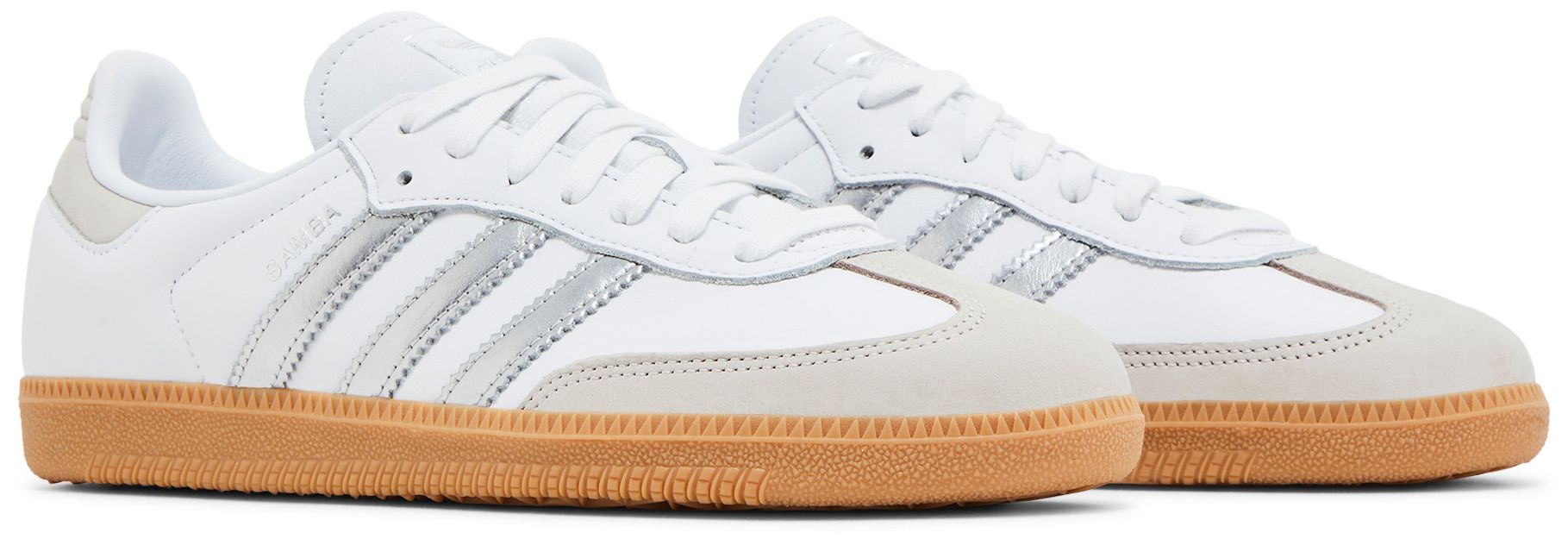 [JI2725] WOMENS ADIDAS SAMBA OG 'WHITE SILVER METALLIC'