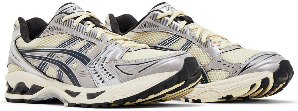 [1203A537-250] UNISEX ASICS GEL-KAYANO 14 'OYSTER WHITE STEEPLE GREY'