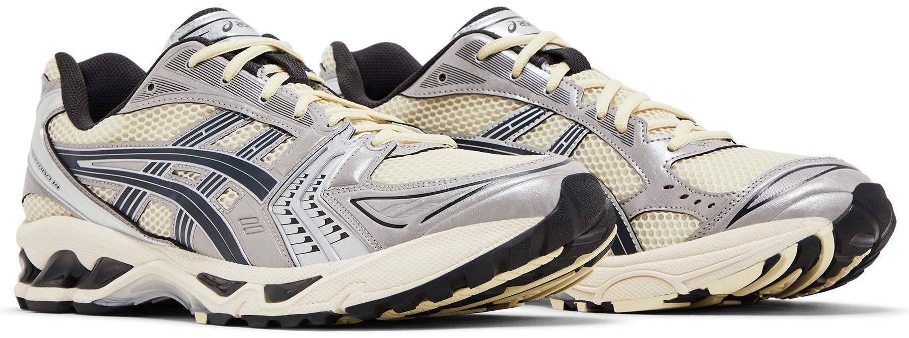 [1203A537-250] UNISEX ASICS GEL-KAYANO 14 'OYSTER WHITE STEEPLE GREY'