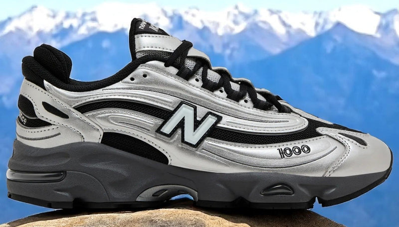 [M1000EGR] Mens New Balance 1000 'Black Silver Metallic'