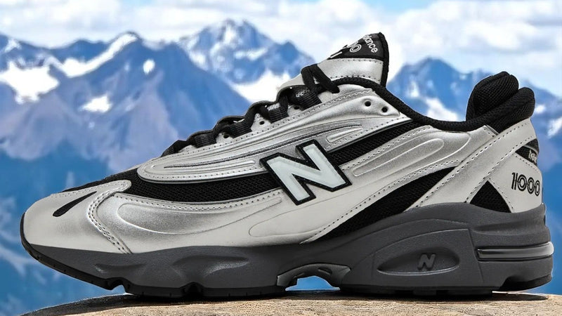 [M1000EGR] Mens New Balance 1000 'Black Silver Metallic'