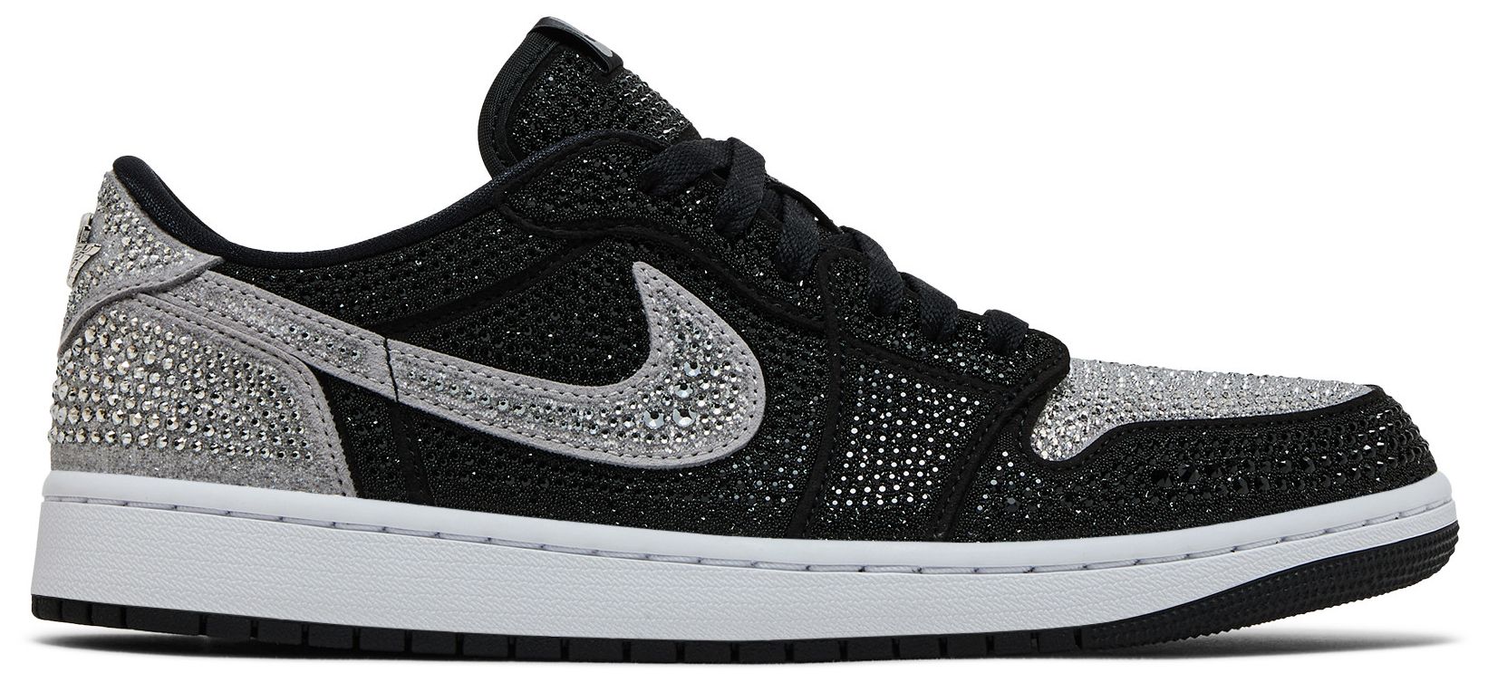 [HM9208-001] WOMENS AIR JORDAN RETRO 1 LOW OG 'SWAROVSKI STEALTH'