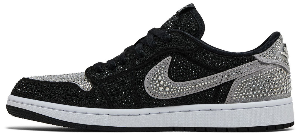 [HM9208-001] WOMENS AIR JORDAN RETRO 1 LOW OG 'SWAROVSKI STEALTH'