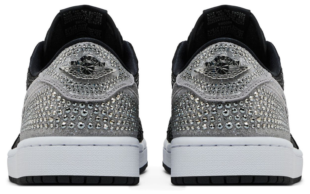 [HM9208-001] WOMENS AIR JORDAN RETRO 1 LOW OG 'SWAROVSKI STEALTH'