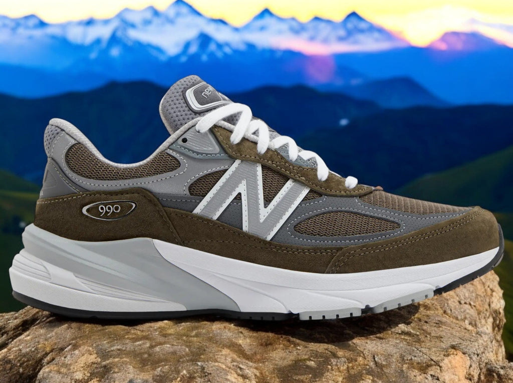 [U990OG6] Mens New Balance 990V6 MADE IN USA 'DARK OLIVE'