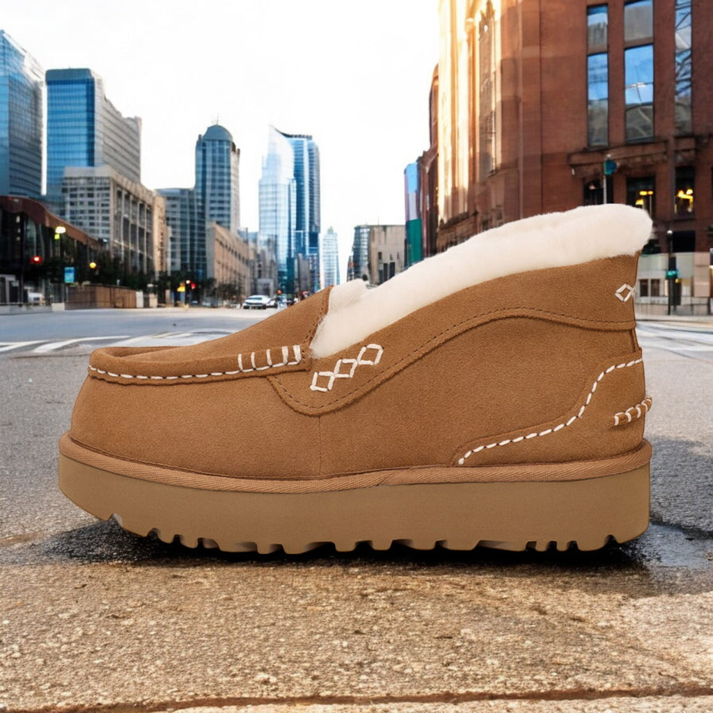 [1158250-CHE] WOMENS UGG ANSLEY PARC 'CHESTNUT'