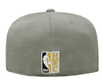 MENS MITCHELL & NESS NBA SUNNY GRAY FITTED HWC WARRIORS