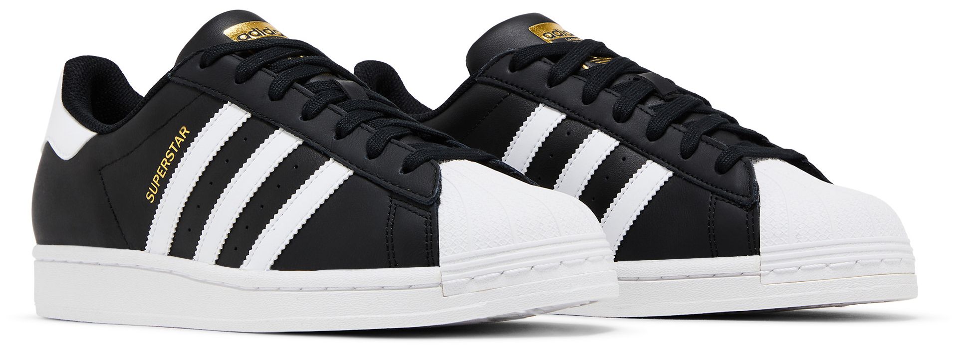 [ID4636] MENS ADIDAS SUPERSTAR 'CORE BLACK CLOUD WHITE'