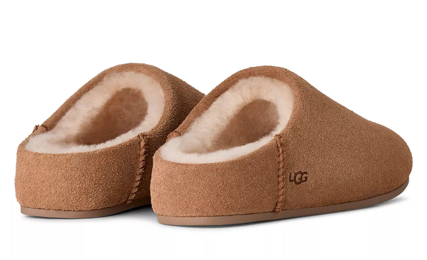 [1171390-CHE] WOMENS UGG ELEA SLIP-ON SLIPPER 'CHESTNUT'