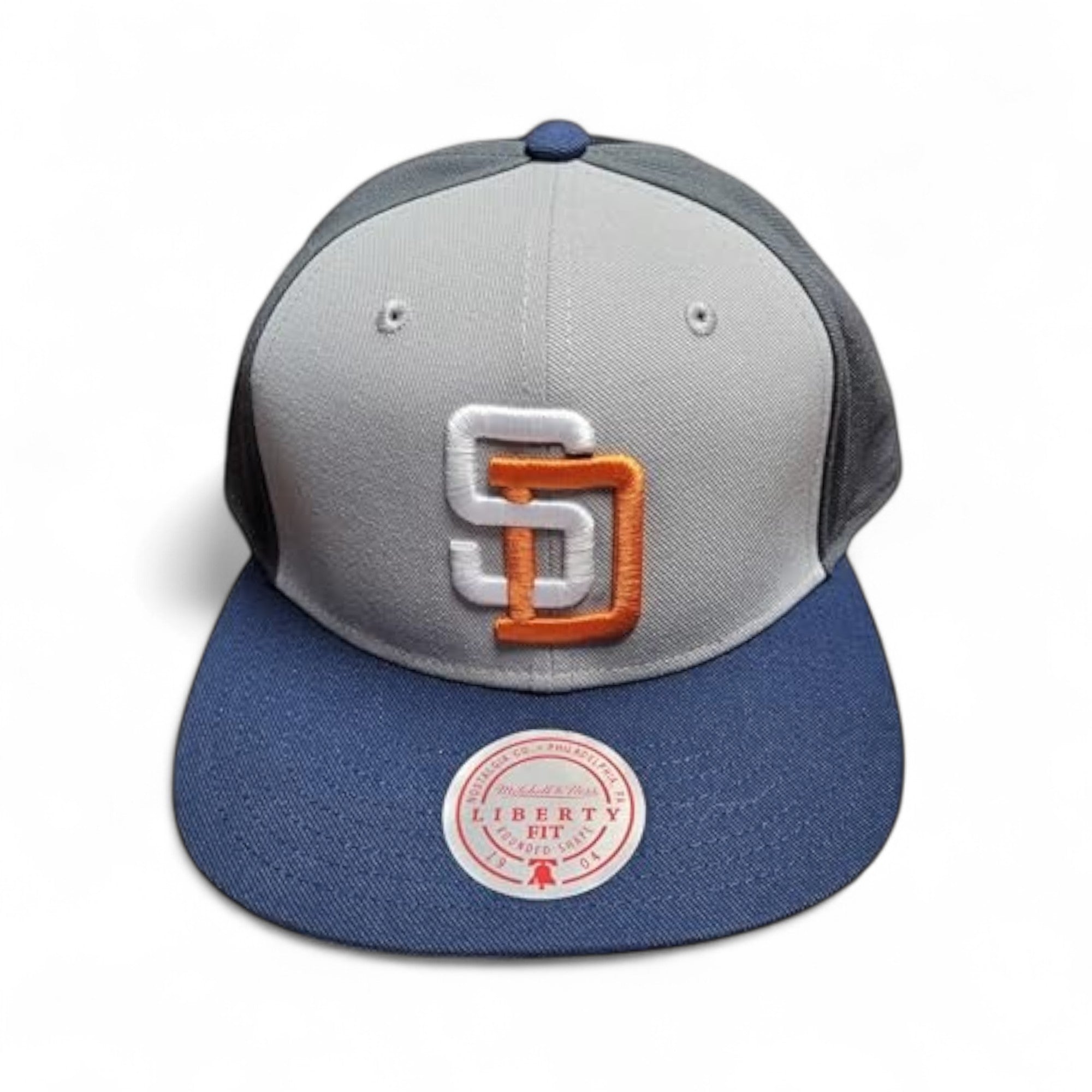 MENS MITCHELL & NESS MLB TRIPLE PLAY LIBERTY SNAPBACK COOP PADRES