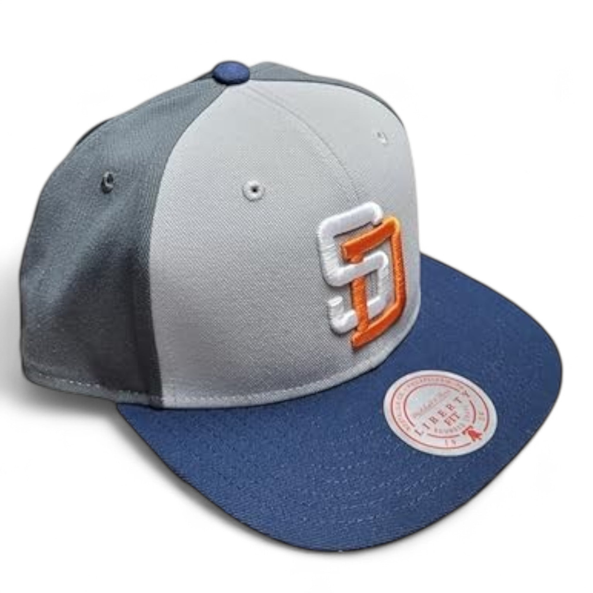 MENS MITCHELL & NESS MLB TRIPLE PLAY LIBERTY SNAPBACK COOP PADRES