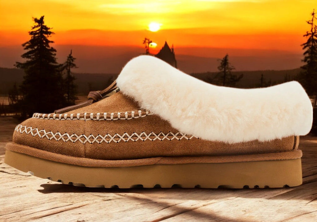 [1158258-CHE] WOMENS UGG TASMAN ALPINE SLIPPER 'CHESTNUT'