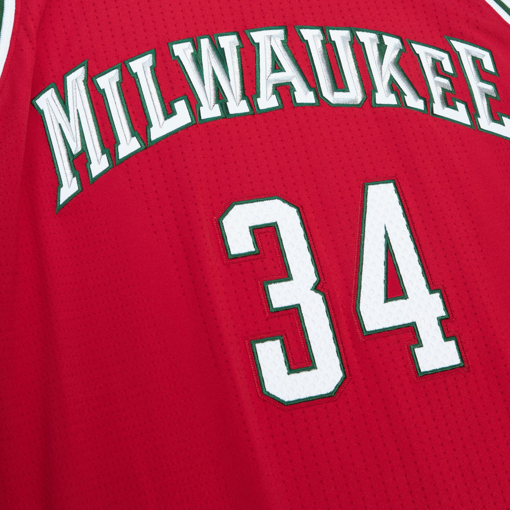 Mens Mitchell & Ness NBA MILWAUKEE BUCKS HOME JERSEY BUCKS 2014 GIANNIS ANTETOKOUNMPO