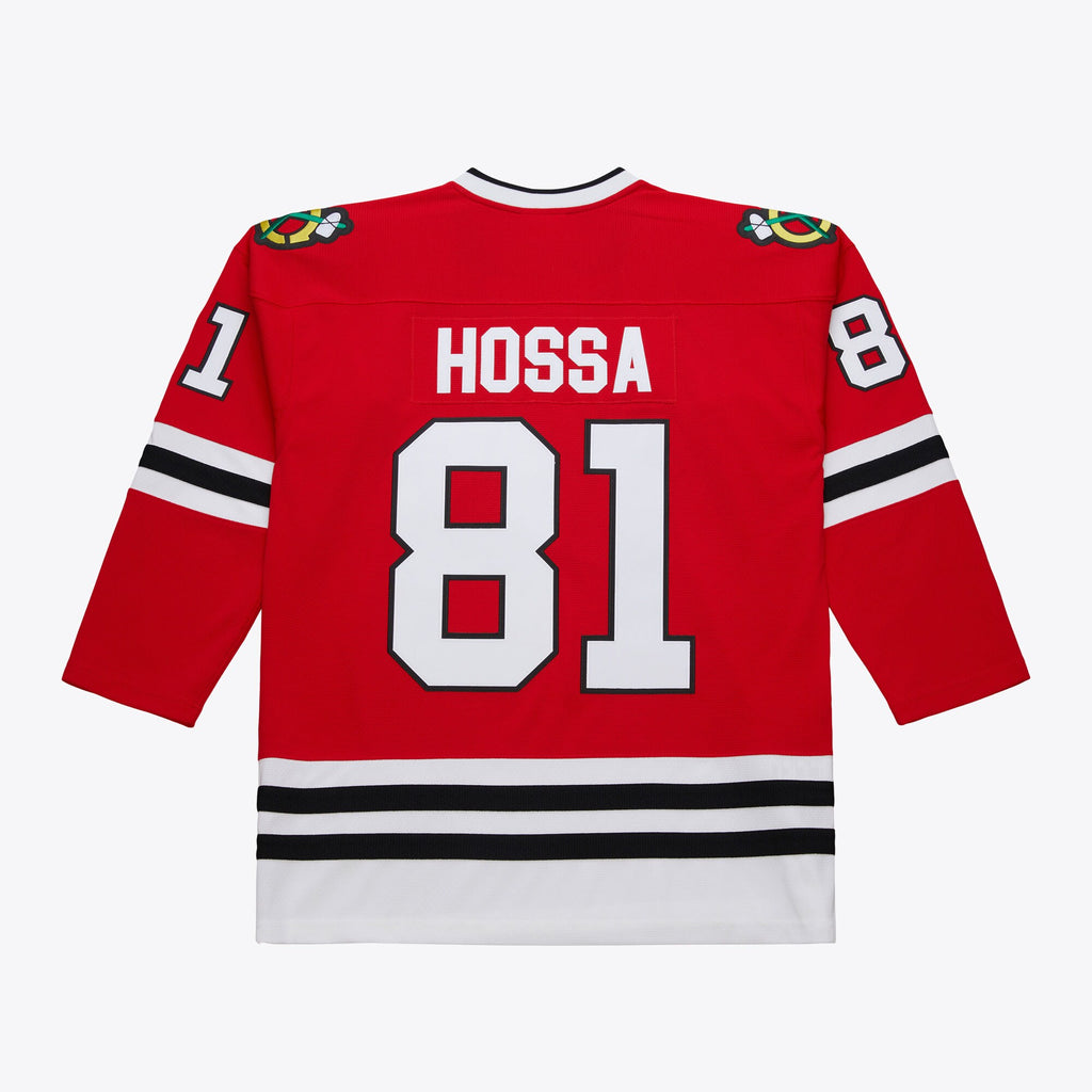 Mens Mitchell & Ness NHL DARK JERSEY BLACKHAWKS 2014 MARIAN HOSSA