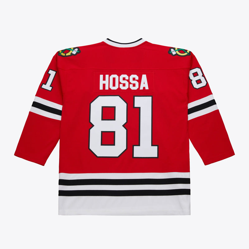 Mens Mitchell & Ness NHL DARK JERSEY BLACKHAWKS 2014 MARIAN HOSSA