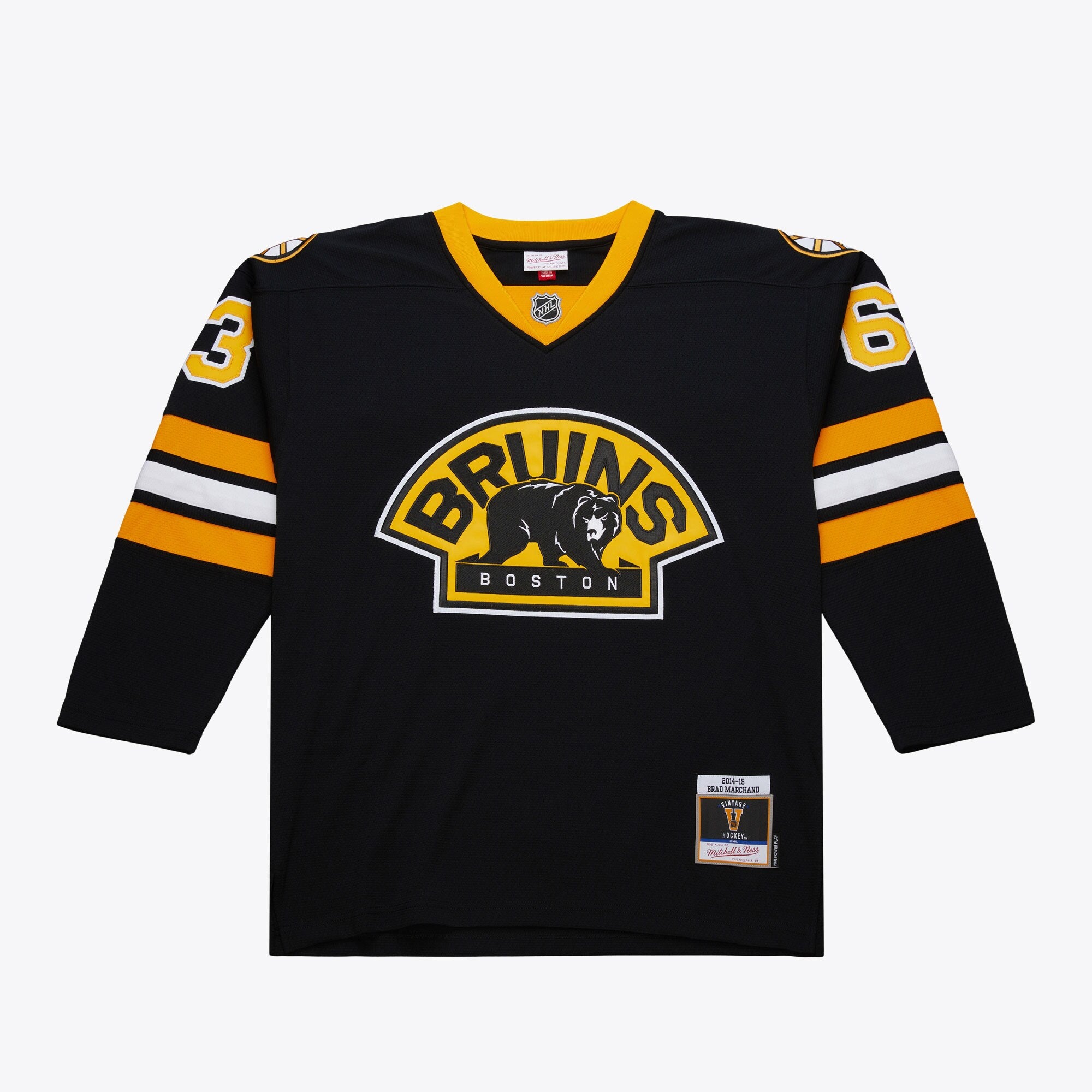 Mens Mitchell & Ness NHL DARK JERSEY BRUINS 2014 BRAD MARCHAND