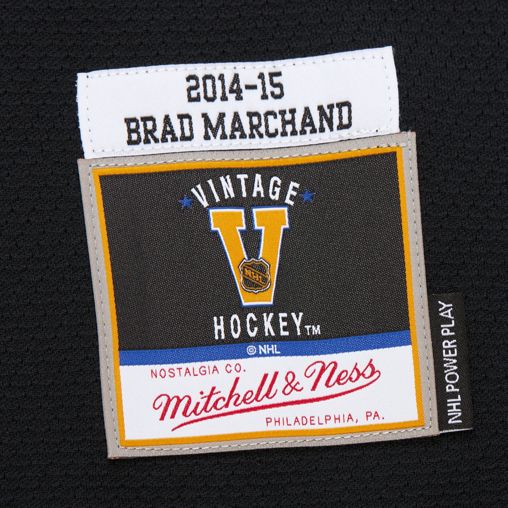 Mens Mitchell & Ness NHL DARK JERSEY BRUINS 2014 BRAD MARCHAND