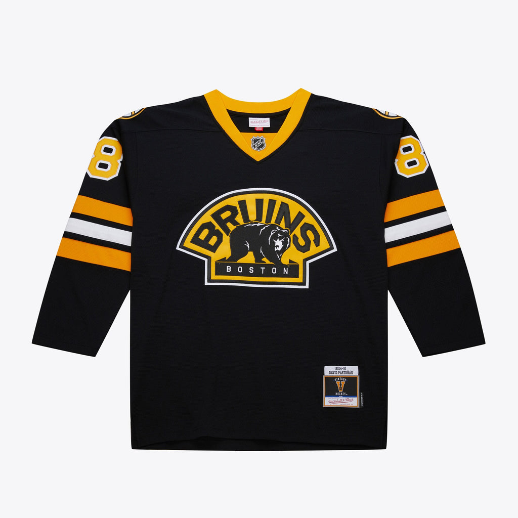 Mens Mitchell & Ness NHL DARK JERSEY BRUINS 2014 DAVID PASTRNAK