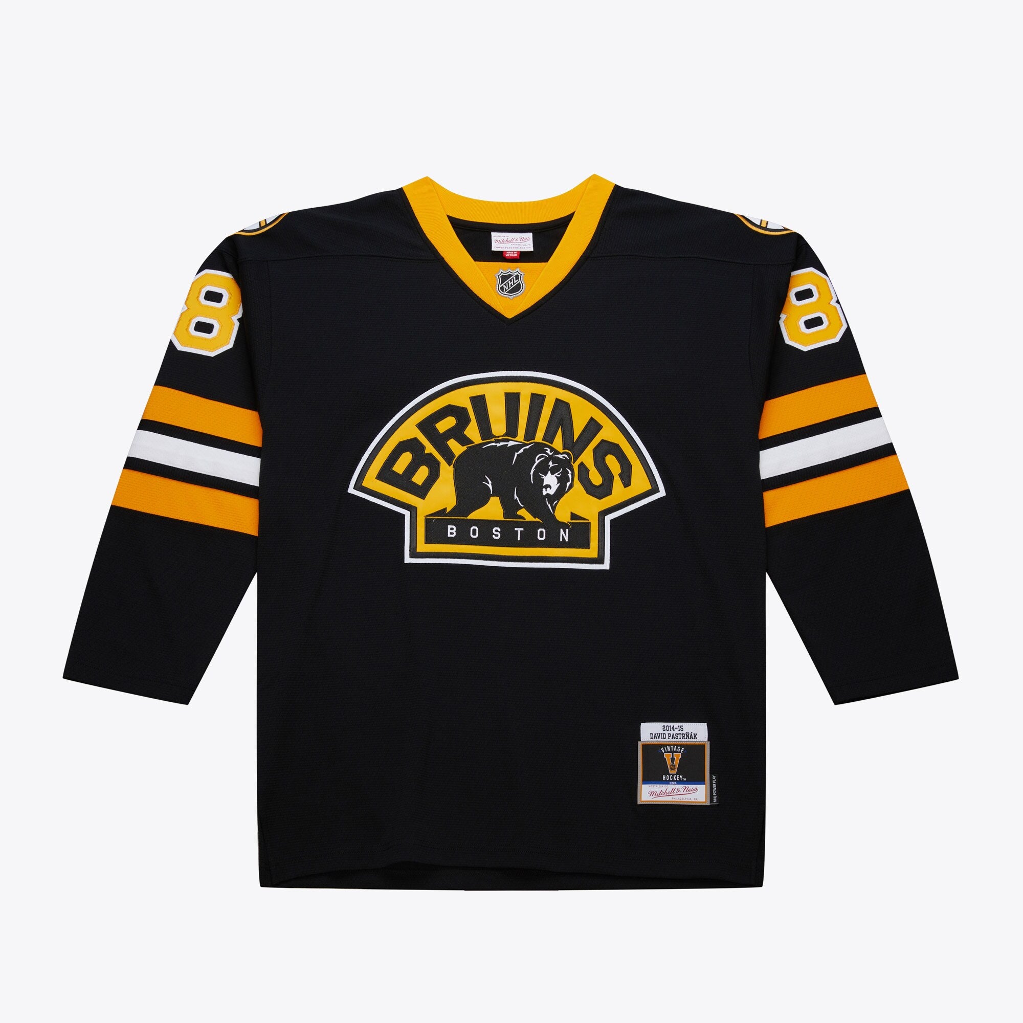 Mens Mitchell & Ness NHL DARK JERSEY BRUINS 2014 DAVID PASTRNAK
