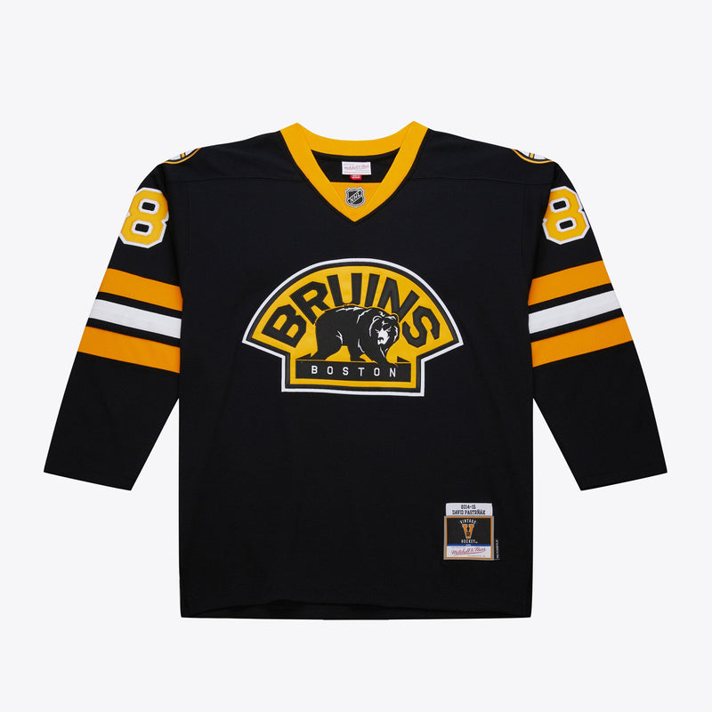 Mens Mitchell & Ness NHL DARK JERSEY BRUINS 2014 DAVID PASTRNAK
