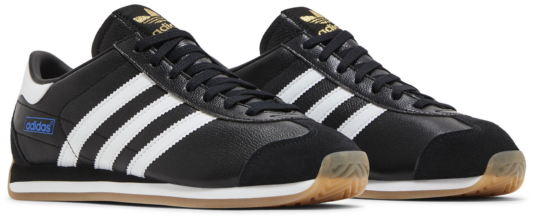 [IH0299] MENS ADIDAS COUNTRY JAPAN 'BLACK WHITE BLUE'