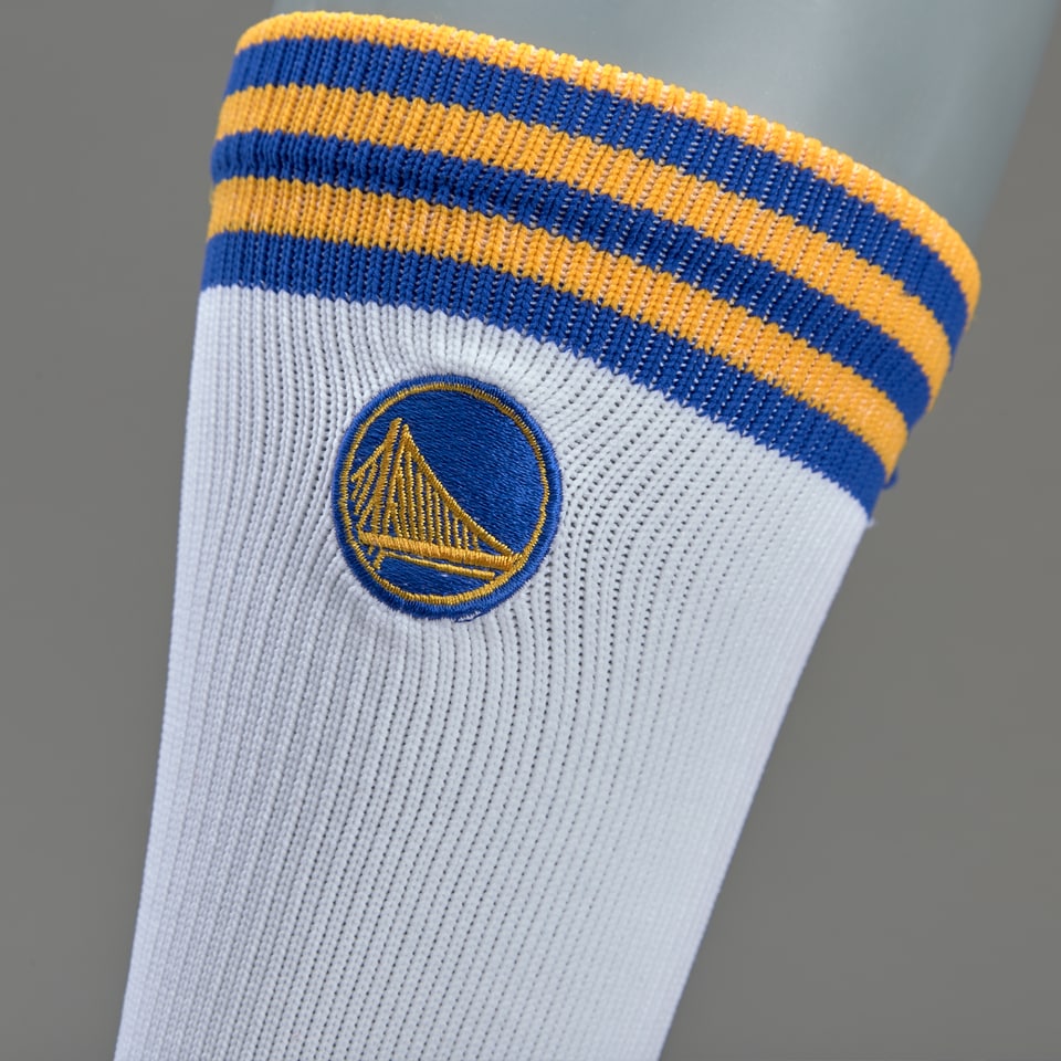 [M559D6LCWA-WHT] MENS STANCE NBA GS WARRIORS LOGO CREW SOCKS