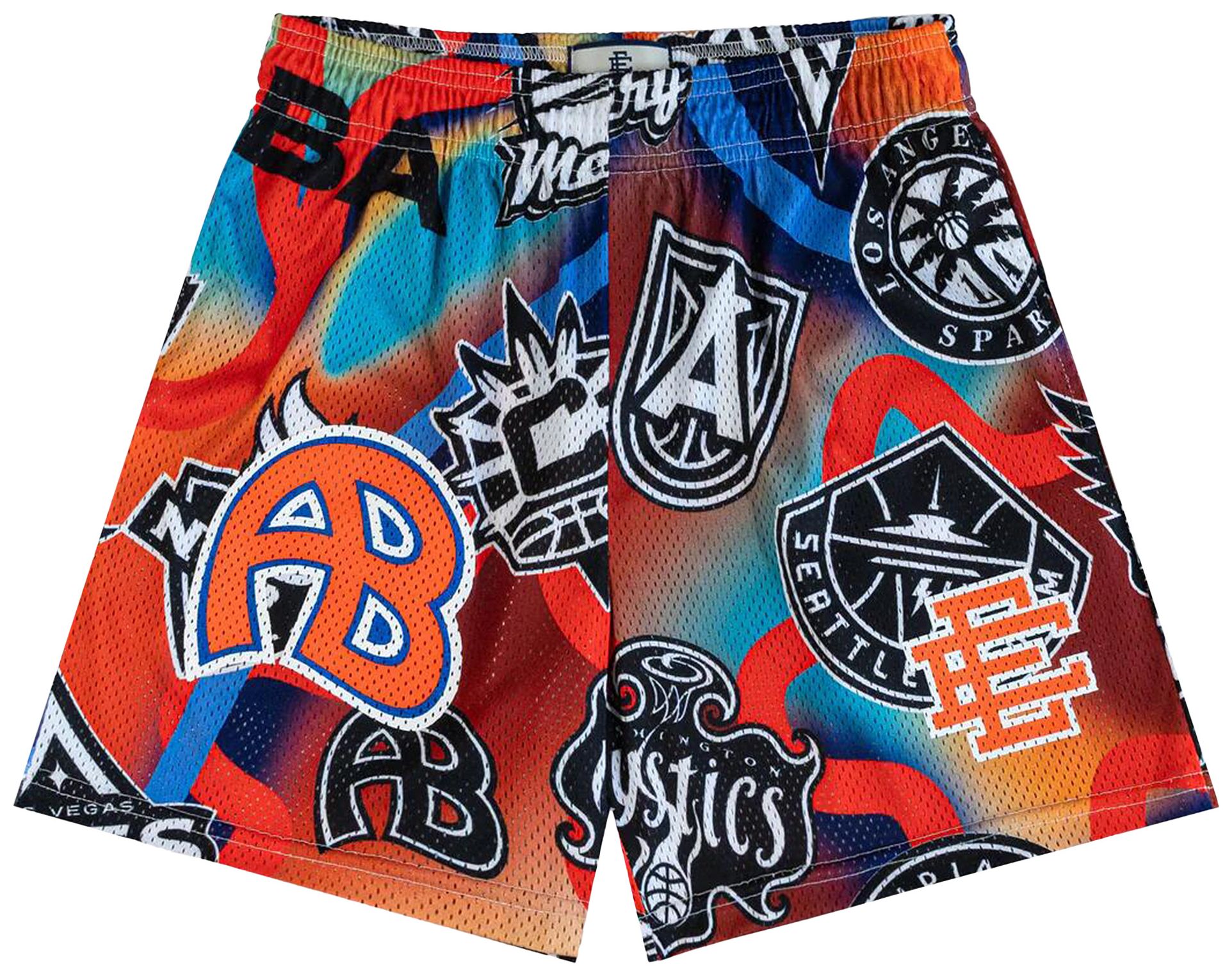 [EE000130] MENS ERIC EMANUEL EE BASIC SHORT 'ORANGE/PINK' SS24