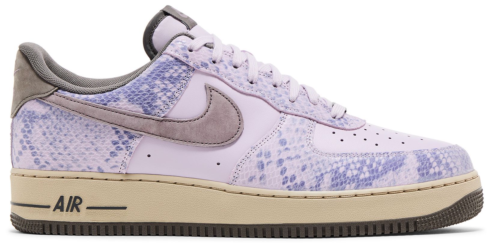 [HF2898-500] MENS NIKE AIR FORCE 1 '07 LV8 'PURPLE SNAKESKIN'