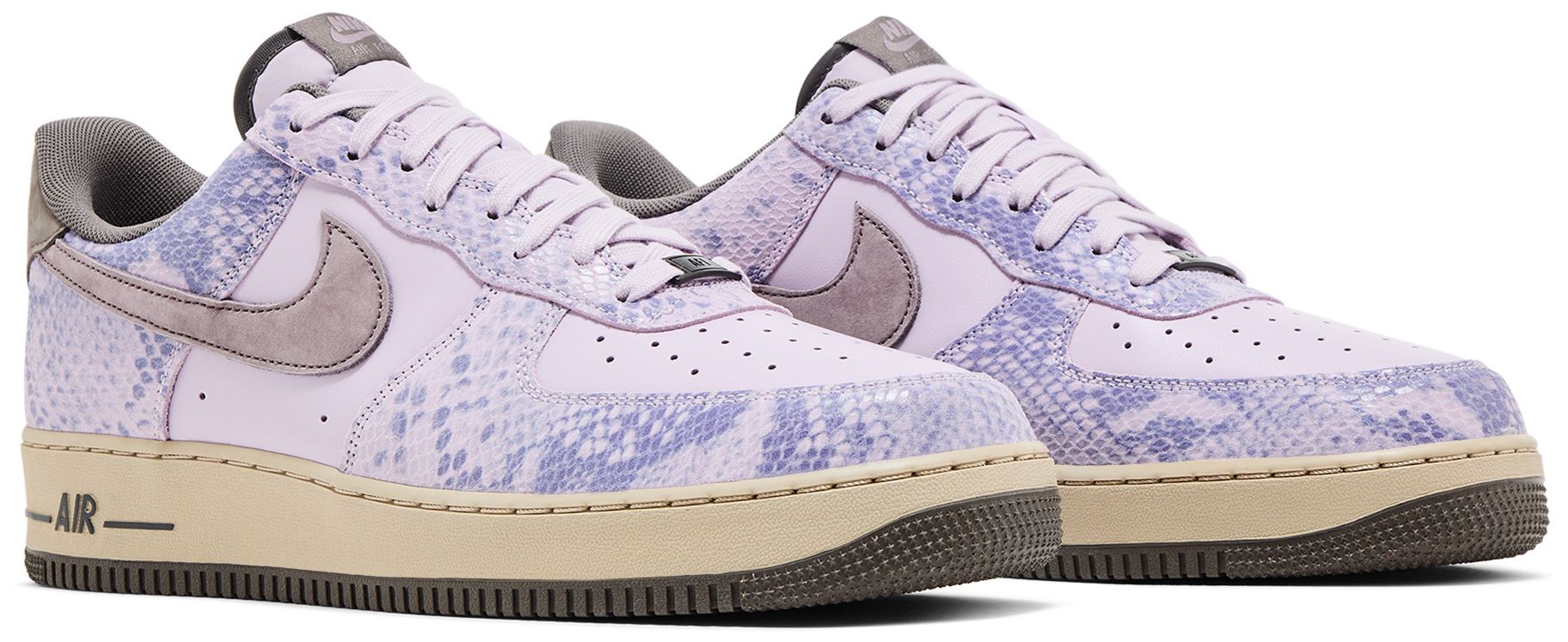[HF2898-500] MENS NIKE AIR FORCE 1 '07 LV8 'PURPLE SNAKESKIN'