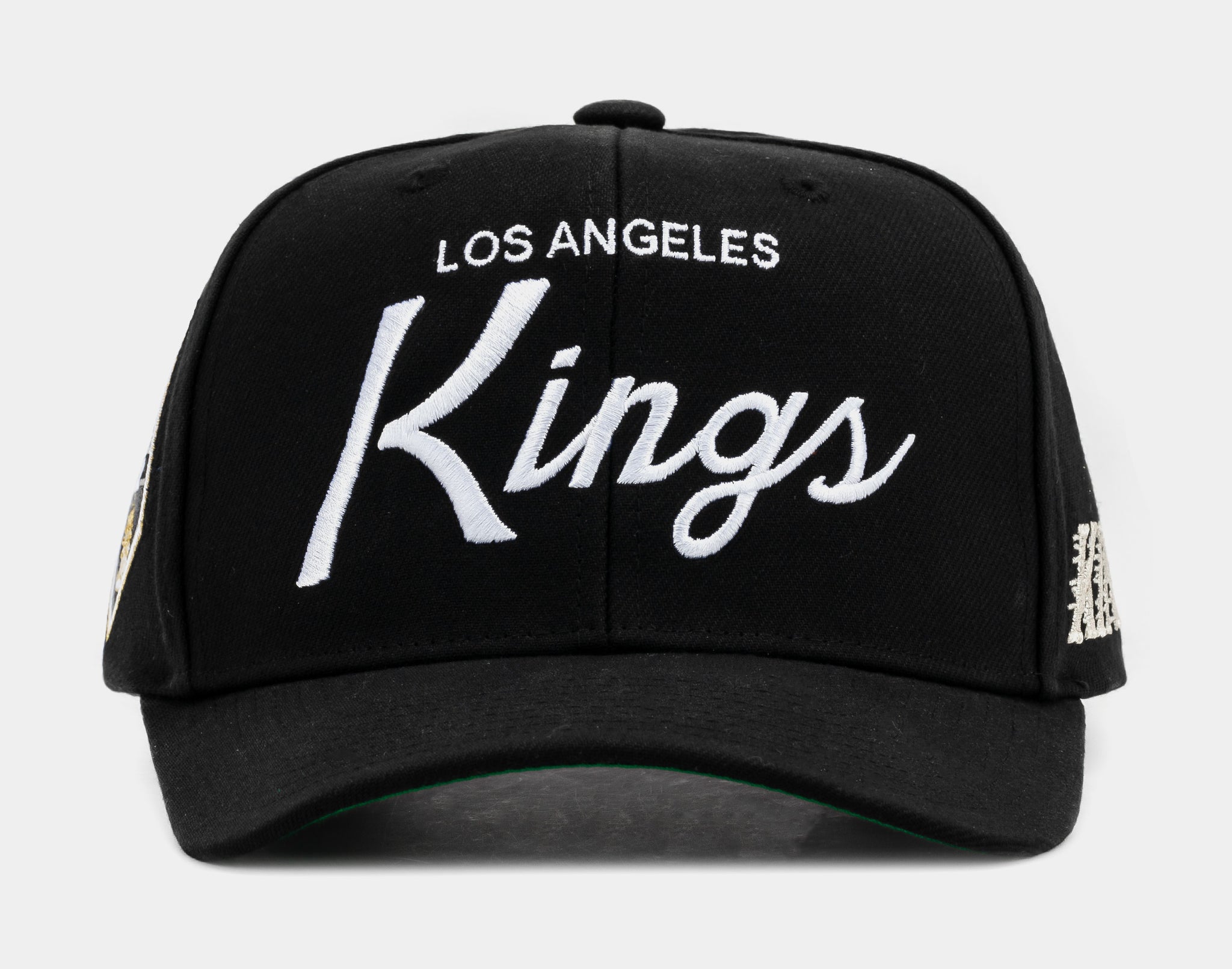 MENS MITCHELL & NESS NHL TEAM SCRIPT SNAPBACK KINGS - BLACK