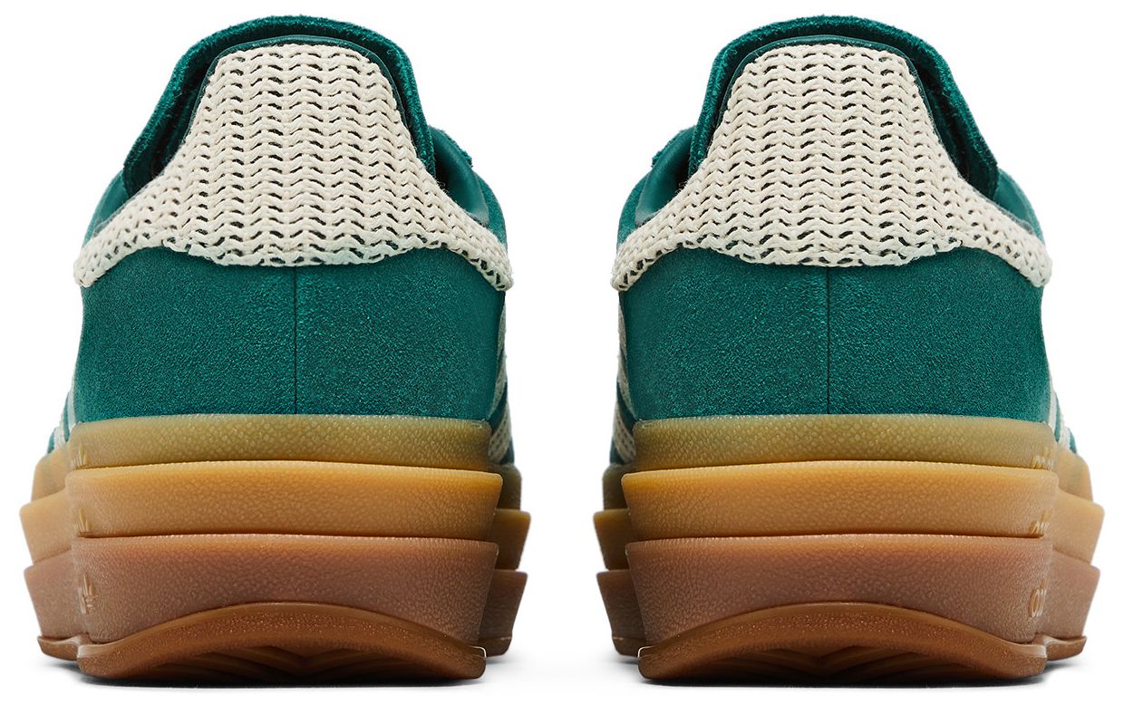 [JS3358] WOMENS ADIDAS GAZELLE BOLD 'COLLEGIATE GREEN WHITE GOLD'