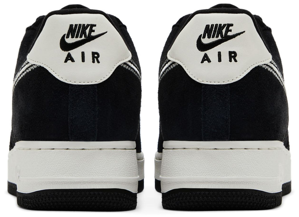 [HJ4465-001] MENS NIKE AIR FORCE 1 '07 LV8 'BLACK SAIL EMBROIDERED SWOOSH'
