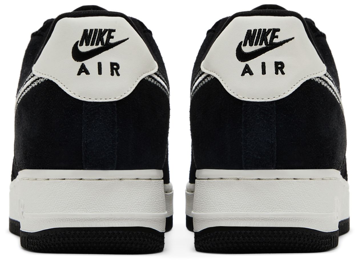 [HJ4465-001] MENS NIKE AIR FORCE 1 '07 LV8 'BLACK SAIL EMBROIDERED SWOOSH'