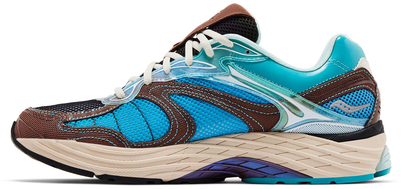 [S70923-1] MENS SAUCONY PROGRID OMNI 9 'FOOTPATROL BLUE BROWN'